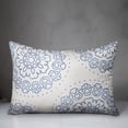 thumbnail image 3 of Creative Products Light Blue Line Mandala Pattern 14x20 Indoor / Outdoor Pillow, 3 of 3