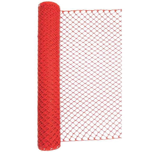 Manufacturer Varies Barrier Fence, 4ft. H, 50 ft. L, Orange 33L955