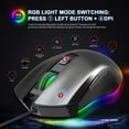 thumbnail image 6 of A866RGB Luminous Wired Mouse Is Suitable For Office Games 6D Four-gear Adjustable 6400dpi, 6 of 12