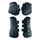 thumbnail image 2 of 4x equipo de botas para caballos, soporte cómodo, protector de absorción de golpes, protección de piernas para entusiastas del entrenamiento deportivo Negro y L, 2 of 8