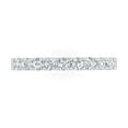 thumbnail image 3 of 1/2 Carat Round Diamond Wedding Band Ring in 14K White Gold (Ring Size 10.5) (SI1-SI2 Clarity), 3 of 4