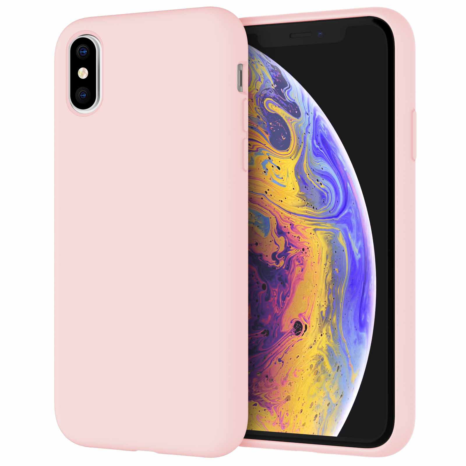 JETech Case for iPhone Xs and iPhone X 5.8-Inch, Non-Yellowing Shockproof  Phone Bumper Cover, Anti-Scratch Clear Back (Clear)
