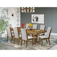 thumbnail image 4 of Luxe by East West Furniture 9 Pieces Dining table set of a Kitchen Table and 8 Dining Room Chairs, 4 of 7