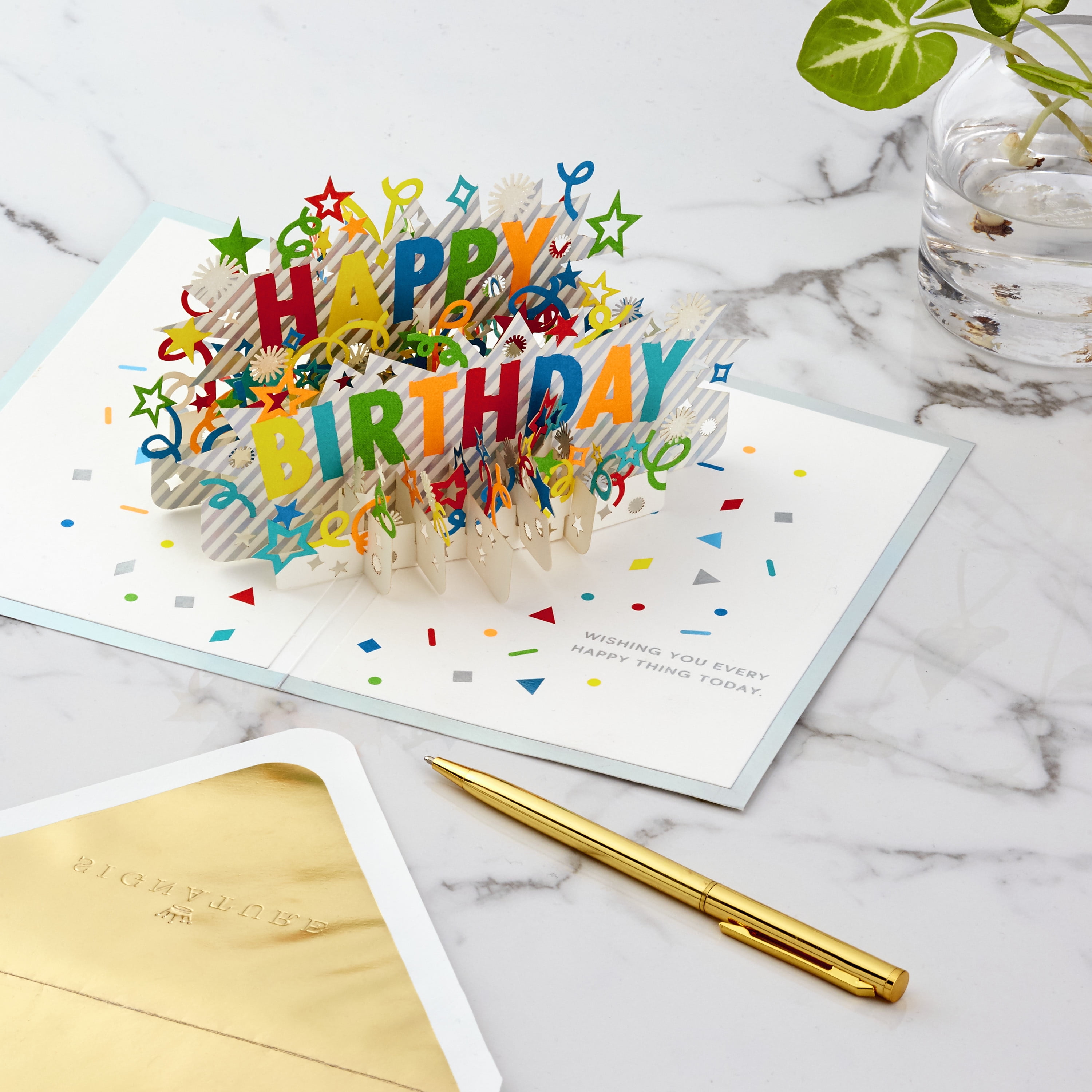 Hallmark Signature Paper Wonder Pop Up Birthday Card for Women (Shoes)