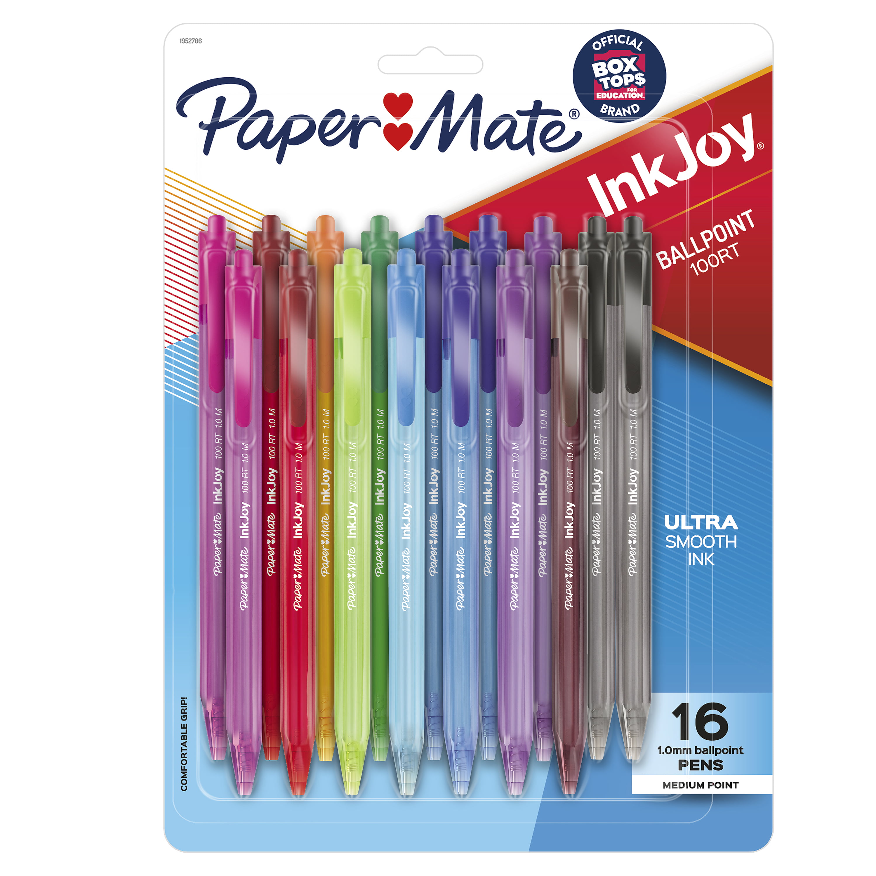 Office Supplies Medium Point Pens 20 Count Assorted Writing Pens for School Supplies 20 Pack.1 Pack InkJoy Retractable Ballpoint Pens