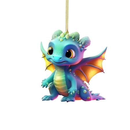 

Car Wreath Christmas Stained Glass Packages Chandelier Lamp Rose Beads Decorations Stained Glass Wall Cute Colorful Baby Dragon Decorative Hanging Indoor Decorative Hanging Fun Acrylic