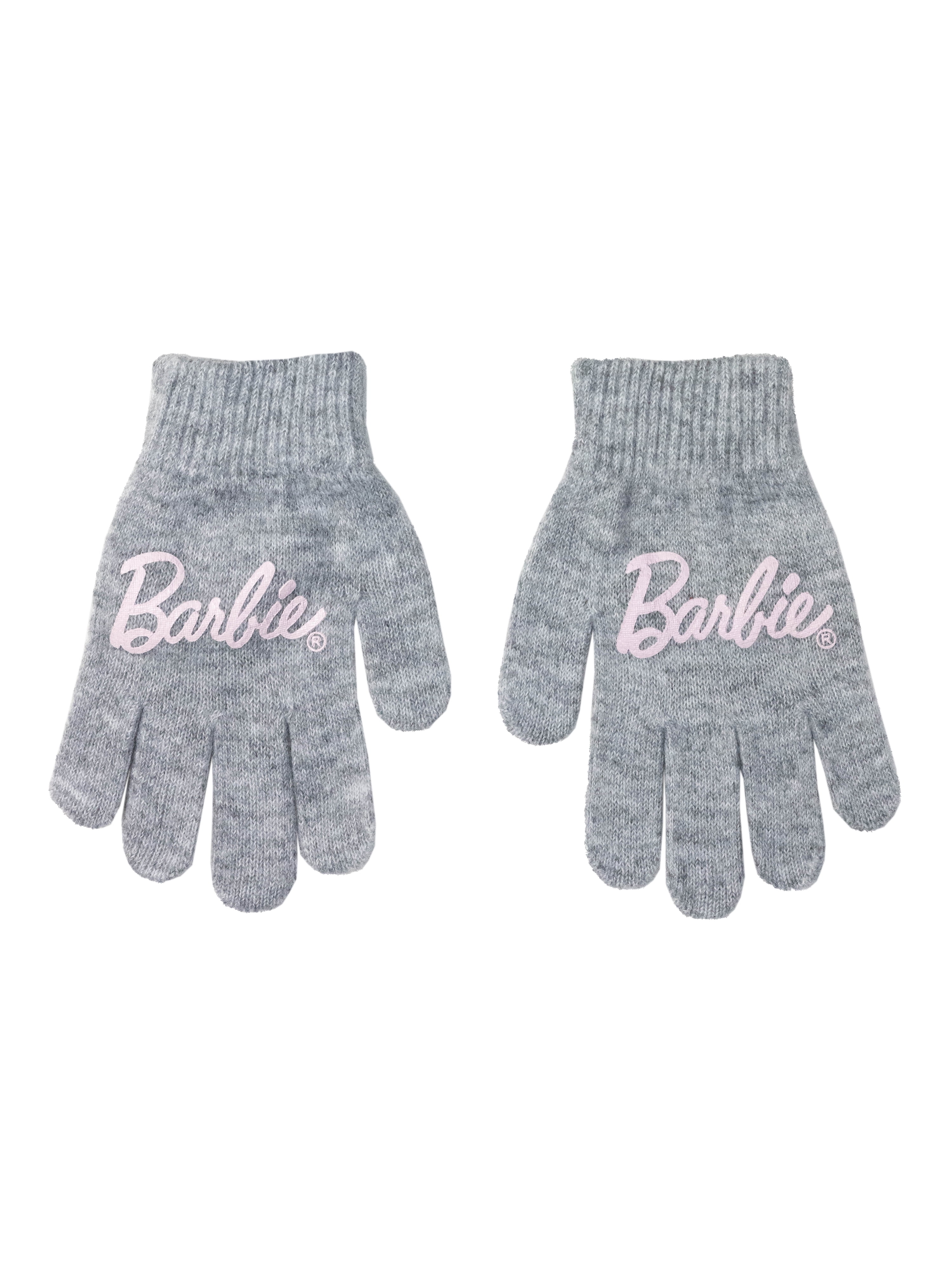 Barbie Beanie Girl's Hat and Glove Set