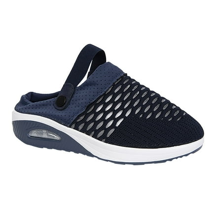 

Pyhlmscde Womens Sandals Mules Clogs Summer Casual Platform Mesh Mules Sneaker Sandals Lightweight Beach Shoes Outdoor Slippers Comfy Walking Shoes