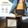 thumbnail image 6 of FJLBDE Case for Honor Pad X9a/X9 Pro 11.5 Inch with 360 Kickstand, Shoulder Strap Carrying Protective Cover, Black, 6 of 6