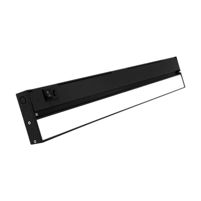 Nicor Lighting NUC521SBK 21.5 in. NUC-5 Series Black Selectable LED Under Cabinet Light