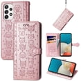thumbnail image 7 of for Samsung Galaxy A53 5G (Not 4g) Cartoon Cute Wallet Case,Cat Dog Style Flip Phone Cover with ID Card Holder PU Leather Cases for Samsung Galaxy A53 5G MG Rose Gold, 7 of 7