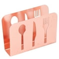 thumbnail image 4 of Vertical Napkin Holder, Elegant Curved Design Napkin Holder Rust Resistant  For Restaurants For Cafes For Bars Rose Gold, 4 of 8