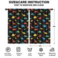 thumbnail image 2 of Blackout Kids Curtains,Colorful Dinosaurs Pattern Childrens Insulated Curtains Set Of 2,Bedroom Essentials,Toddler Room Decor 52"x84", 2 of 5