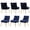 Blue, variant on Velvet Dining Chairs Set of 2 with Gold Legs, Upholstered Accent Chairs, Pleated Back & Gold Pull Handle, Mid-Century Modern for Dining Room, Kitchen, Living Room, Light Blue