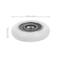 thumbnail image 2 of Phenofice 4 Pcs Rouleaux de Porte de Douche Design Durable pour Rénovateurs de Salle de Bain Fonctionnement Fluide, 2 of 8
