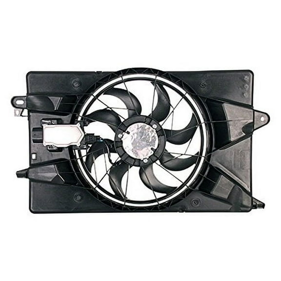 Dual Radiator and Condenser Fan Assembly - Cooling Direct Fit/For CH3115180 14-18 Jeep Cherokee 2.4L 4Cy 15-17 Chrysler 200 Sedan