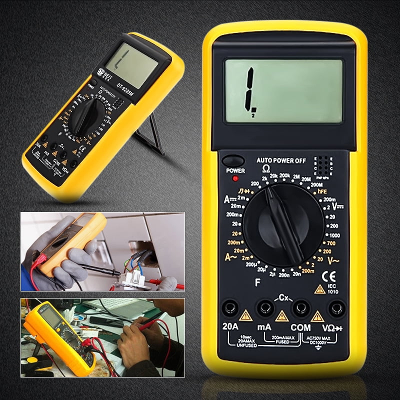 DT9205M 3 1/2 AC/DC LCD Electrical Digital Multimeter Meters Checkers