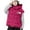 Hot Pink-01, variant on Kids Hooded Vest Sleeveless Fall Jacket Drawstring Cotton Coat Spring Outerwear Sizes 3-12