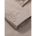 thumbnail image 4 of Beauty-Emily Plus Size Men’s 3 Piece Suit Set Blazer Vest Pants Two Button Lapel Business Formal Wedding Office Interview Elegant Attire, 4 of 8