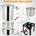 ROVSUN 30QT Aluminum Turkey Deep Fryer & 10QT Fish Fryer Kit w