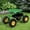 Green, variant on Garden Cart with Heavy Duty Tool Tray, Rolling Garden Scooter with 360° Swivel Seat, Adjustable Height, 10" Pneumatic Tires, Rear Basket, 330 lb Capacity for Gardening Planting Yard Work Red
