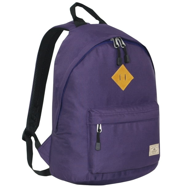 Everest Everest Vintage Backpack, Eggplant, One Size