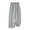 Gray, variant on USNSM Women's Wide Leg Pants Solid Color Elastic Waist Ice Silk Flowy Pants Casual Loose Drawstring Straight Pants Gray XL