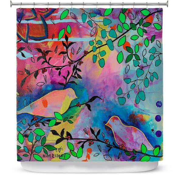 Shower Curtains 70" x 73" from DiaNoche Designs by Kim Ellery - You Found Me