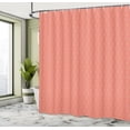 thumbnail image 4 of Ambesonne Ethnic Shower Curtain, Flowers in Bohemian Style, 69"Wx84"L, Salmon and Tan, 4 of 4