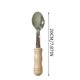 thumbnail image 4 of Xihbxyly Cuchara Musical de Metal, Elegante Cuchara de Percusión con Mango de Madera, Instrumento Portátil de Música Folclórica, Idea de Regalo Única, Ideal para Fiestas Musicales, Presentaciones y B, 4 of 7