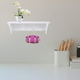 thumbnail image 3 of SHISUYAN 1Set Wall Mounted Clothes Rack Decorative Shelving Waterproof Durable Home, 3 of 9