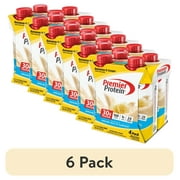 (6 pack) Premier Protein Shake, Bananas & Cream, 30g Protein, 11 Fl Oz, 4 Ct