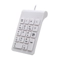 thumbnail image 2 of Wired USB Numeric Keypad 18 for Laptop Desktop Lightweight Multifunctional Keyboard , White, 2 of 8
