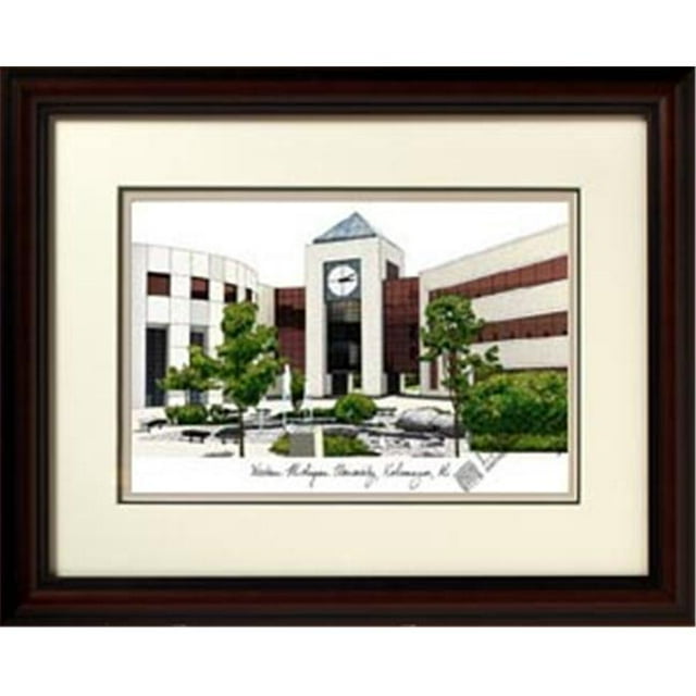 Campus Images MI981R Western Michigan University Alumnus Framed Lithograph