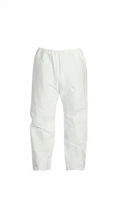 DuPont Tyvek 400 Disposable Protective Pant with Elastic Waist, White, Large, 50-Pack