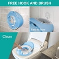thumbnail image 6 of SWTROOM Potty Training Seat For Kids Boys Girls Toddlers Toilet Seat For Baby With Cushion Handle Backrest Toilet Trainer For Round And Oval Toilets, 6 of 9