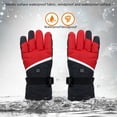 thumbnail image 4 of Double-sided Electric Heating Gloves Rechargeable Men's Lithium Battery Heating Reflective Electric Warm Self-heating Five-finger Electric Heating Gloves Motorcycle, 4 of 6
