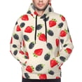 thumbnail image 4 of Hoodies for Men - berries Blueberry Print Long Sleeve Comfrt Men'S Fashion Hoodies & Sweatshirts, Sweatshirts for Men Hoodies Pullover Clothing Clothes with Pouch, 4 of 7