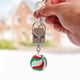 thumbnail image 2 of 3 Pcs Volleyball Keychains Portable Keychain Adorable Bag Pendants Sports Souvenir Favors, 2 of 3