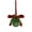 Green, variant on Red Velvet Bow Iron Christmas Bells - 3.54x3.35in Metal Hanging Tree Ornament with Bowknot Festive Decor(Gold)