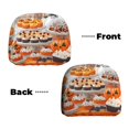 thumbnail image 3 of 2 PCS Car Headrest Cover, Halloween Ghost Pumpkin Cake Soft Car Seat Head Rest Cover Protector Interior Car Accessories Seat Covers for Cars Truck Auto Only Covers, 3 of 8