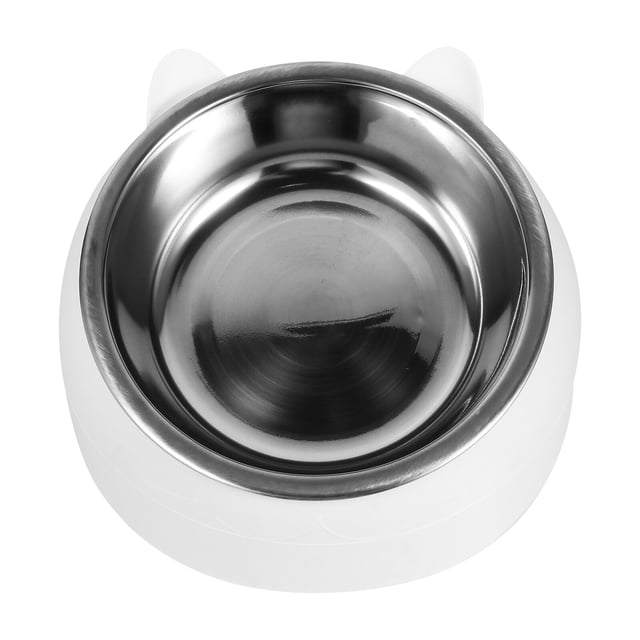 1 Ensemble Bol de Protection pour Cou d'Animal en Acier Inoxydable Bol d'Alimentation pour Animaux