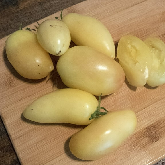 Cream Sausage Tomato Seeds - 300 Mg Packet ~65 Seeds - Non-GMO, Heirloom - Vegetable Garden - Solanum lycopersicum