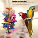 thumbnail image 4 of Knots Block Chewing Toys, Bird Parrot Cage Toys con ratán para Loros peque?os Periquito Cockatiel Conures Lovebird Birds Ecomeon no, 4 of 4