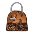 thumbnail image 1 of Easygdp Coffee Beans Bolsa de Almuerzo Insulada Grande, Forro de Aluminio, Diseño Espacioso, a Prueba de Fugas, Ideal para Trabajo, Picnics, Viajes y Actividades al Aire Libre, 1 of 6