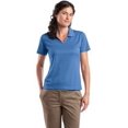 thumbnail image 2 of Sport-Tek Women's V Neck Lightweight Wick Moisture Polo Shirt, 2 of 2