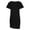 Black summer dresses, variant on SEMPAI Summer Dress for Women Summer Dresses Short Sleeve Round Neck Solid Knee-Length Dress Summerdresses Casual