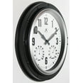 thumbnail image 3 of Infinity Instruments Forecaster Silver Outdoor Wall Clock with Hydrometer, 3 of 7