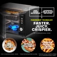 thumbnail image 4 of Ninja Crispi Microwave and Air Fryer with FusionCrisp, 14-in-1, 1000W, 0.9 Cu. Ft., Max Crisp, Roast, Bake, Broil, 8 Microwave Presets, Popcorn, Defrost, and more, MW101BK1 Black, 4 of 15