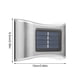 thumbnail image 5 of Pasillo de jardín al aire libre solar luces de pared 6led IP65 IP65 Lámparas de cerca impermeables de plástico interior de acero inoxidable Iluminación Sala de estar caliente Advancent HA009650-02, 5 of 6